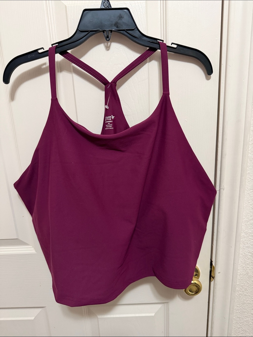 Old Navy Active Plum Sports Bra Tank